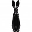 Statue en résine lapin noir - 85 cm