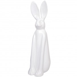 Statue en résine lapin blanc - 85 cm