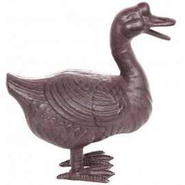 Statue oie canard en fonte - 27 cm