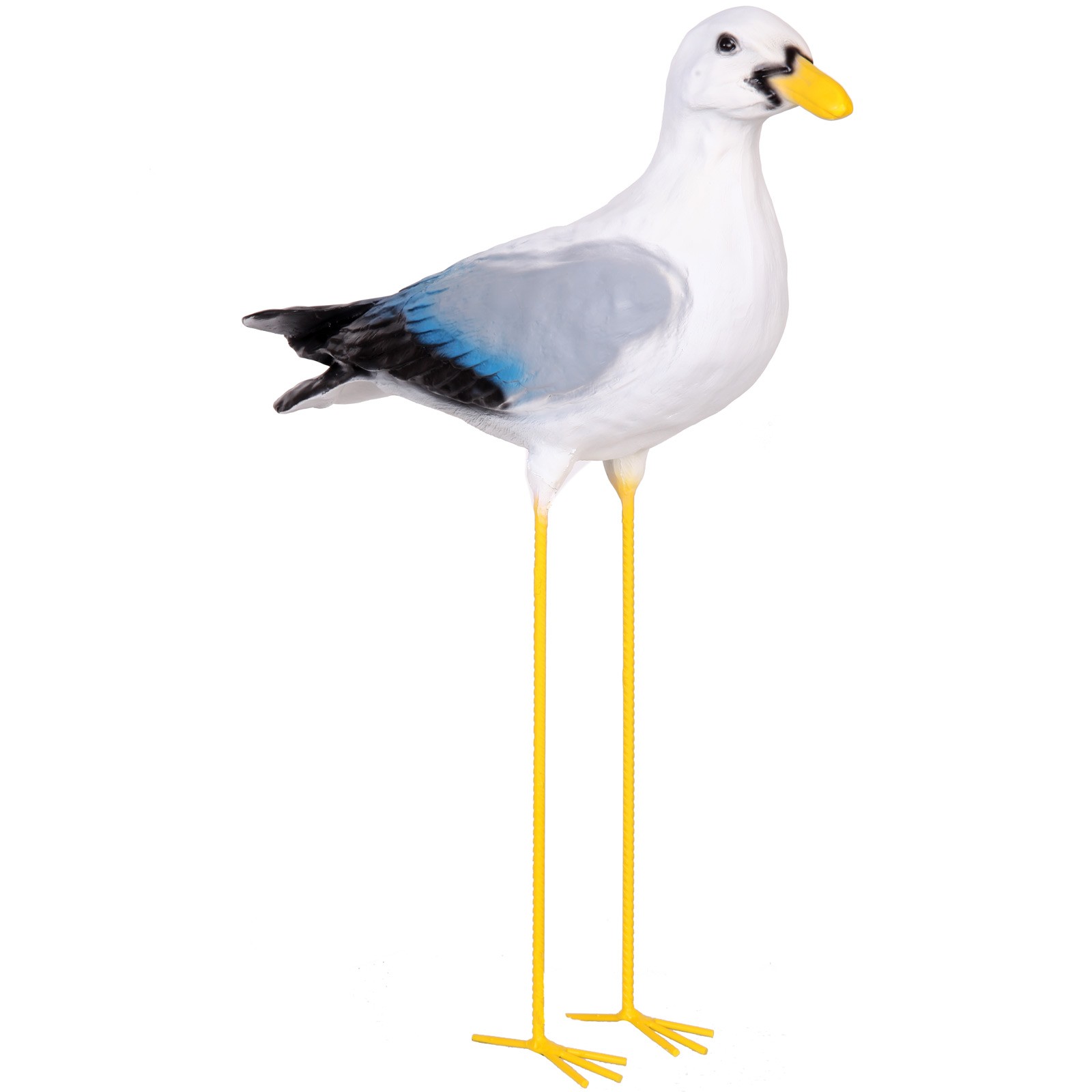 Figurine Goéland En Résine - Statuette Oiseau Jardin Sculpture Décorative Pour Maison Et Extérieur