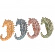 Set de quatre hippocampes mural en terre cuite -26 cm