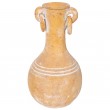 Cruche patine ocre en terre cuite - 35 cm