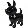 Statue CHIHUAHUA en résine noir XXL 90 cm