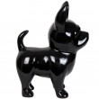 Statue CHIHUAHUA en résine noir XXL 53 cm