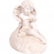 Statue en résine ange assis - 22 cm