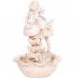 Fontaine en résine électrifiée statue elfe plusieurs nivaux - 40 cm