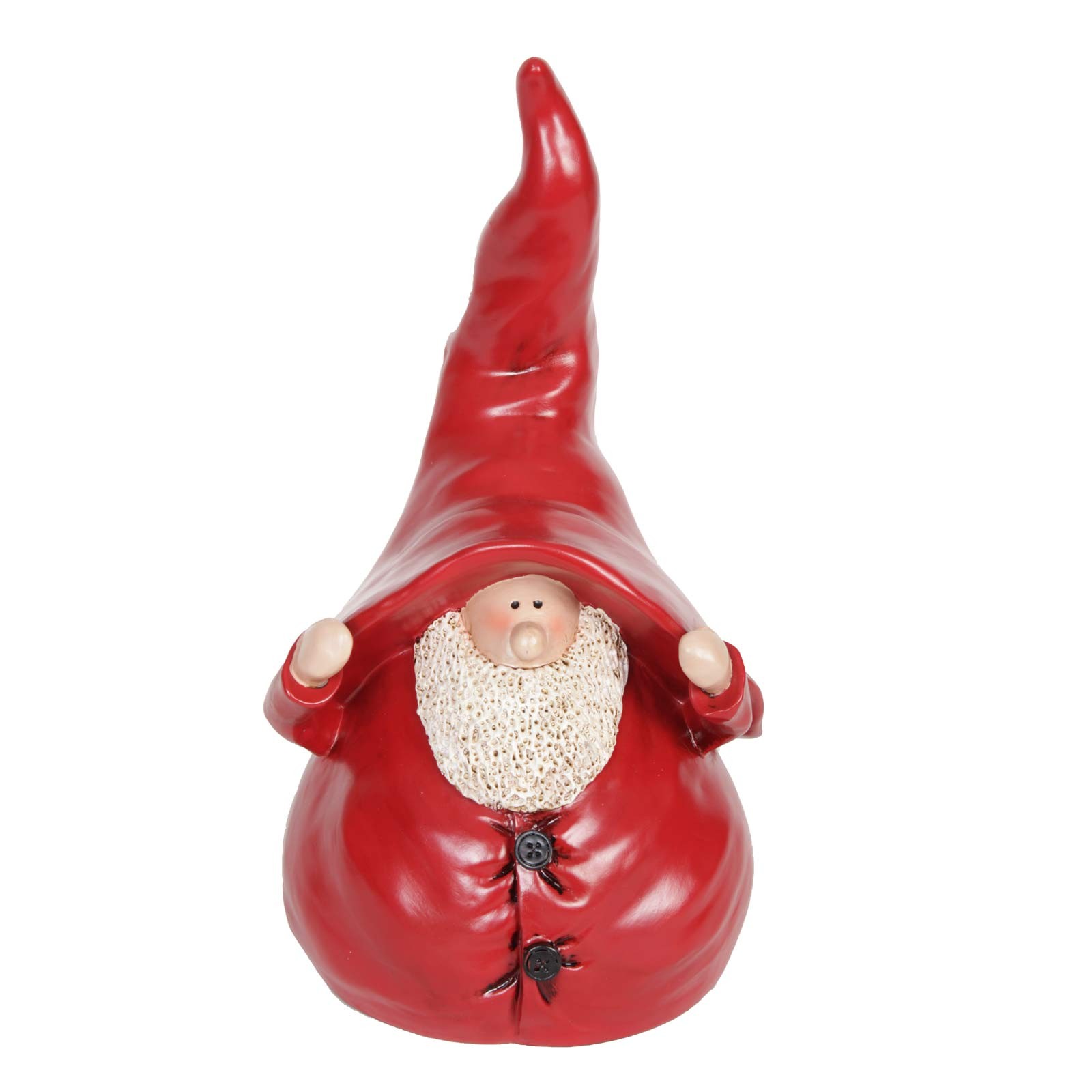 Lutin Du Père Noel En Anglais Lutin père noël statue en résine multicolore 17 cm | Prince Décoration