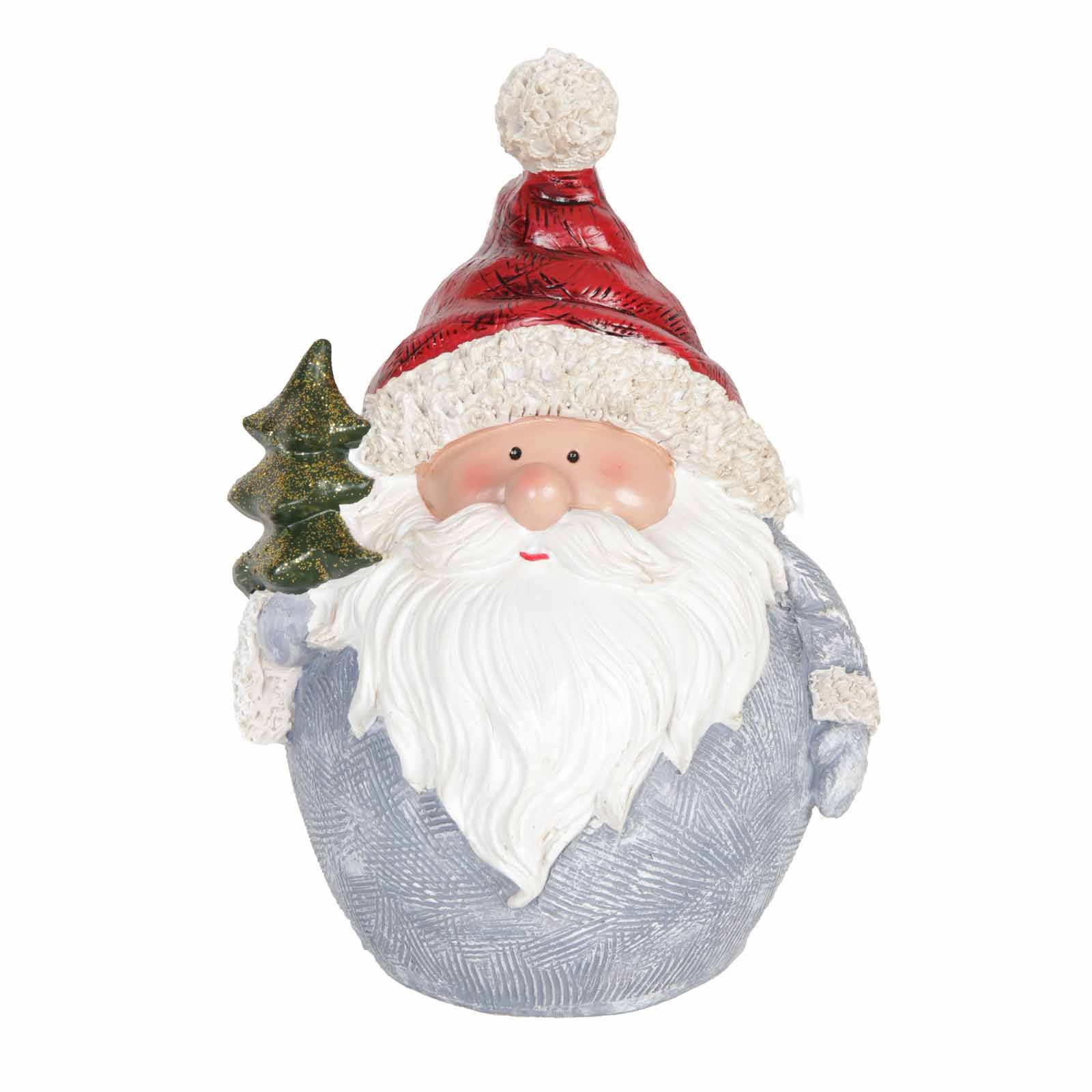 Grand Père Noël Figurine Décoration Sapin - 45 Cm, Beige, Vintage Années 80/90