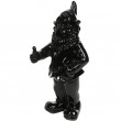 Statue en résine nain de jardin Ok ou pouce levé noir 50 cm