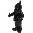 Le nain de jardin Ok ou pouce levé statue en résine noire 50 cm