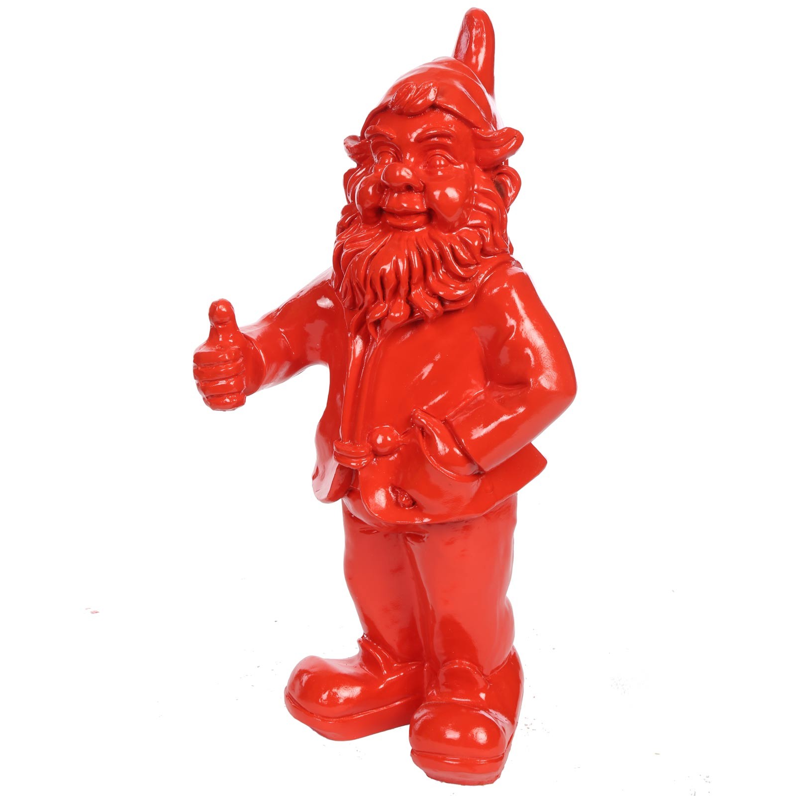 Statue Main Pouce Levé En Résine - Décoration Bureau Ou Maison - 14,5x6,8x5,5 Cm - Cadeau Original Et Drôle