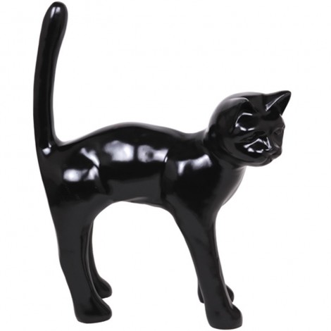 Statue de jardin chat de style contemporain 