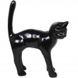 Statue chat en résine noir XXL105 cm