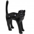 Statue en résine chat noir - 105 cm