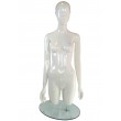Statue buste de mannequin en résine laqué blanc réglable 167 cm maxi