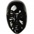 Statue visage de femme murale noir - 41 cm