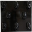 Tableau noir en résine huit têtes de donkey kong gorille singe agressif - 80 cm