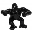 Statue gorille résine Donkey Kong singe debout noir 57 cm