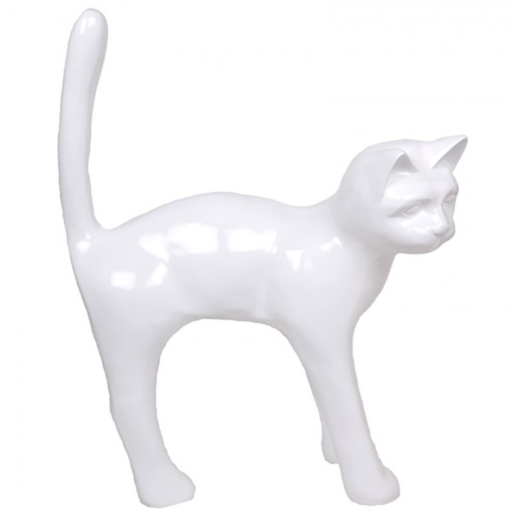 Statue de jardin chat de style contemporain 