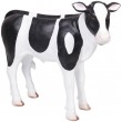 Statue vache résine veau - 87 cm