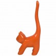 Statue chat orange en résine (Alain) - 34 cm