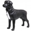 Statue labrador noir 90 cm