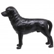 Statue CHIEN labrador noir - 90 cm