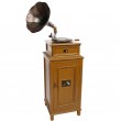 Meuble phonographe avec pavillon 140 cm