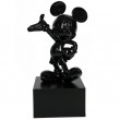 Statue Mickey en résine noir 80 cm