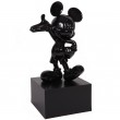Statue en résine Mickey de couleur noire 80 cm