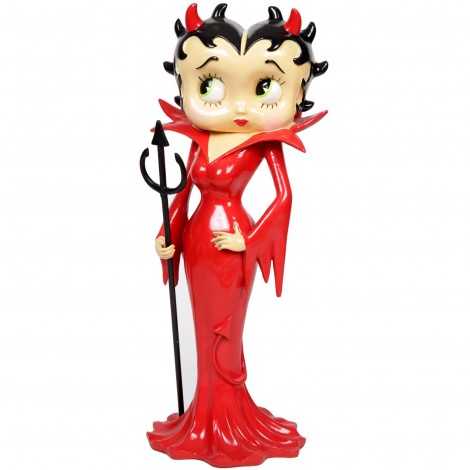 Statue en résine 95 cm Betty boop diablesse