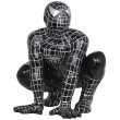 Statue spiderman en résine noir 60 cm