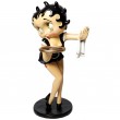 Statue en résine Betty Boop serveuse robe noire hauteur 94 cm