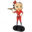 Statue betty boop en résine Betty groom en habits rouge 95 cm