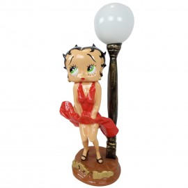 Lampe statue en résine Betty Boop Marilyn Monroe 70 cm