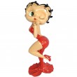 Statue betty boop en résine XXL robe de soirée rouge 120 cm