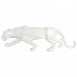 Statue panthère en résine blanche 65 cm