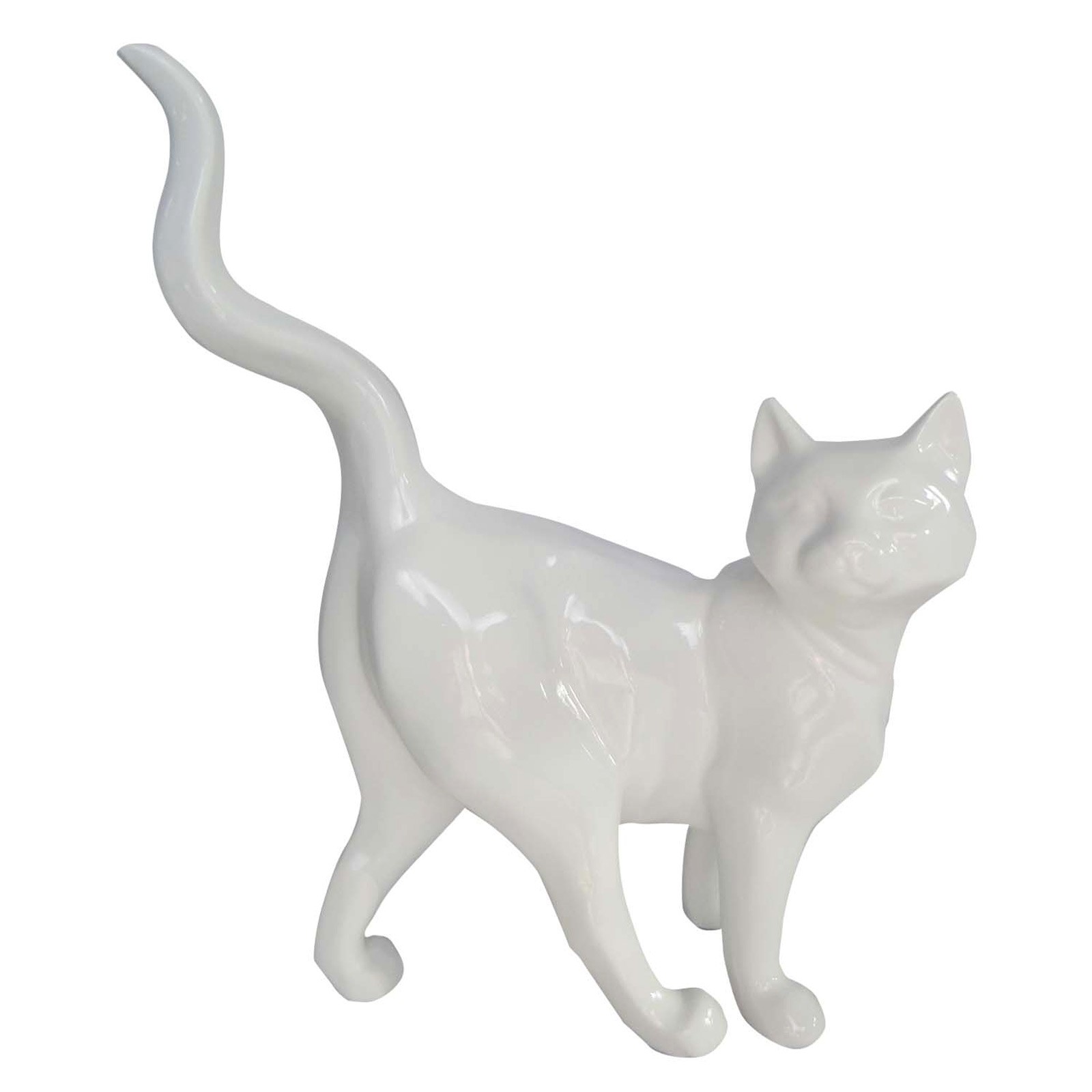 Statuette Déco Couple Rivi 33cm Blanc