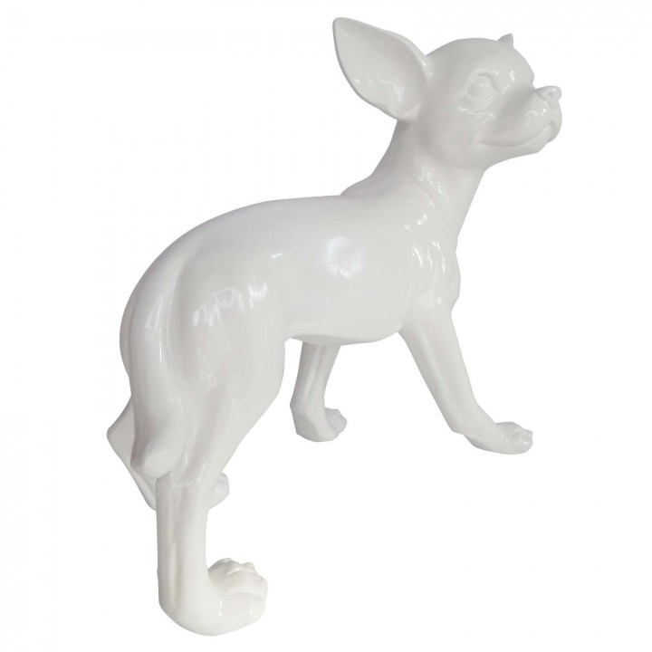 Chihuahua chocolat 23 cm - chien - chien - polyester - polystone - statue -  statue de | bol