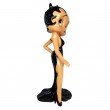 Statue en résine Betty Boop en robe de soirée noire 95 cm