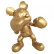Statue en résine dorée Mickey boxeur 55 cm