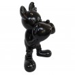 Statue en résine noire Mickey boxeur 55 cm