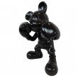 Statue en résine noire Mickey boxeur 55 cm