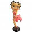 Statue en résine Betty Boop en robe lilas style Maryline monroe 36 cm