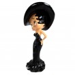 Statue en résine Betty Boop robe et chapeau noir 30 cm