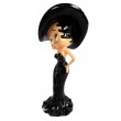 Statue betty boop en résine robe et chapeau noir 30 cm