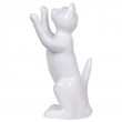 Statue en résine CHAT blanc - 55 cm