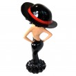 Statue en résine Betty Boop au chapeau noir 95 cm