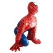Statue en résine spider-man rouge accroupi 35 cm