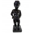 Statue en résine noire le célèbre Manneken-Pis 15 cm